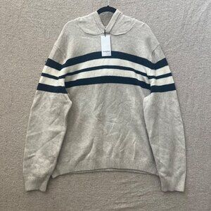 NWT GOODFELLOW MENS HOODIE OATMEAL SIZE XXL